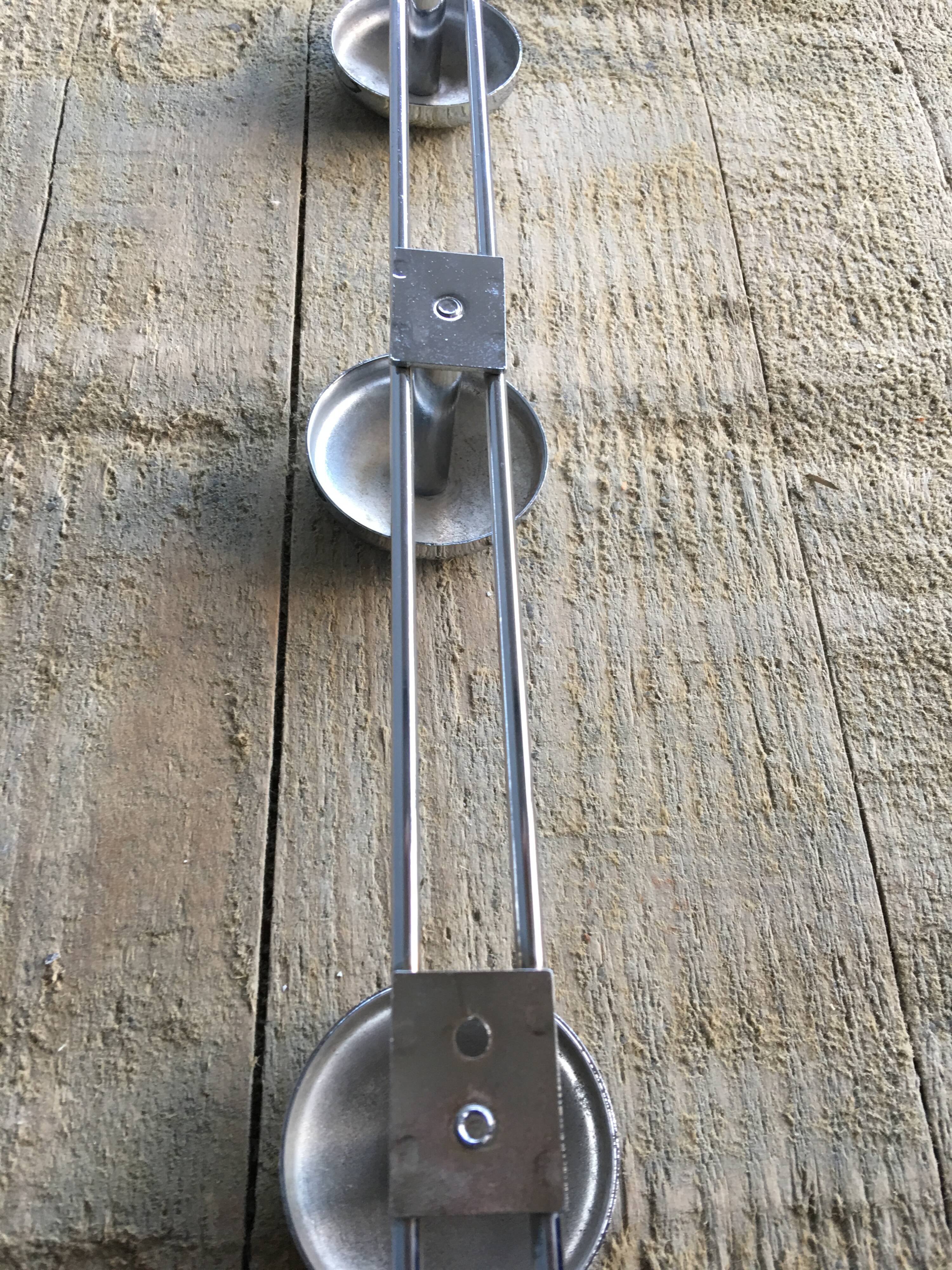 Porte manteau metal chromé 1960-70