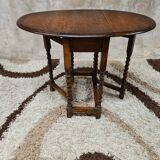 Table Gateleg Solid Oak 1900, England