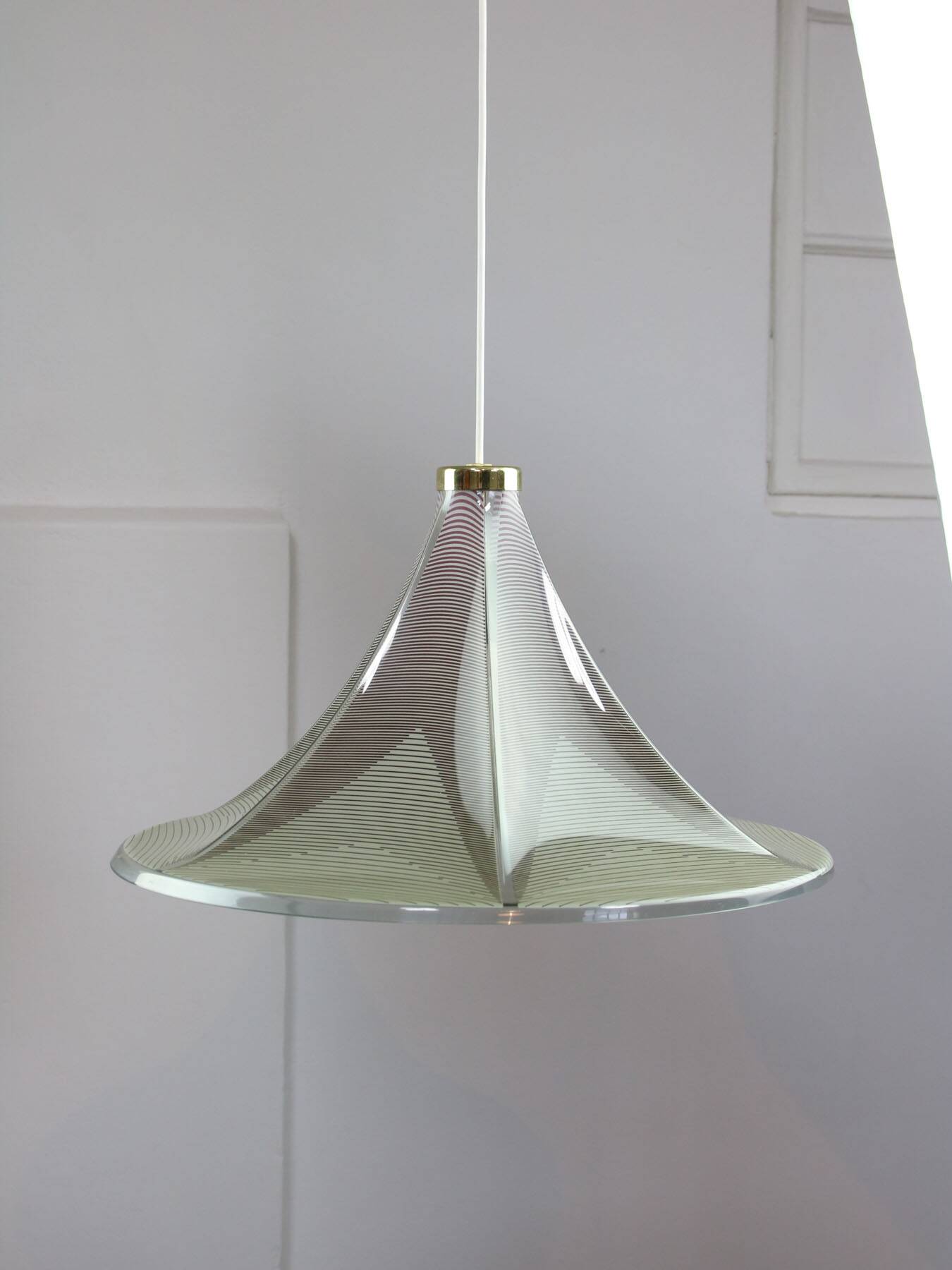 Vintage Trumpet Pendant Lamp from Meblo, 1970s