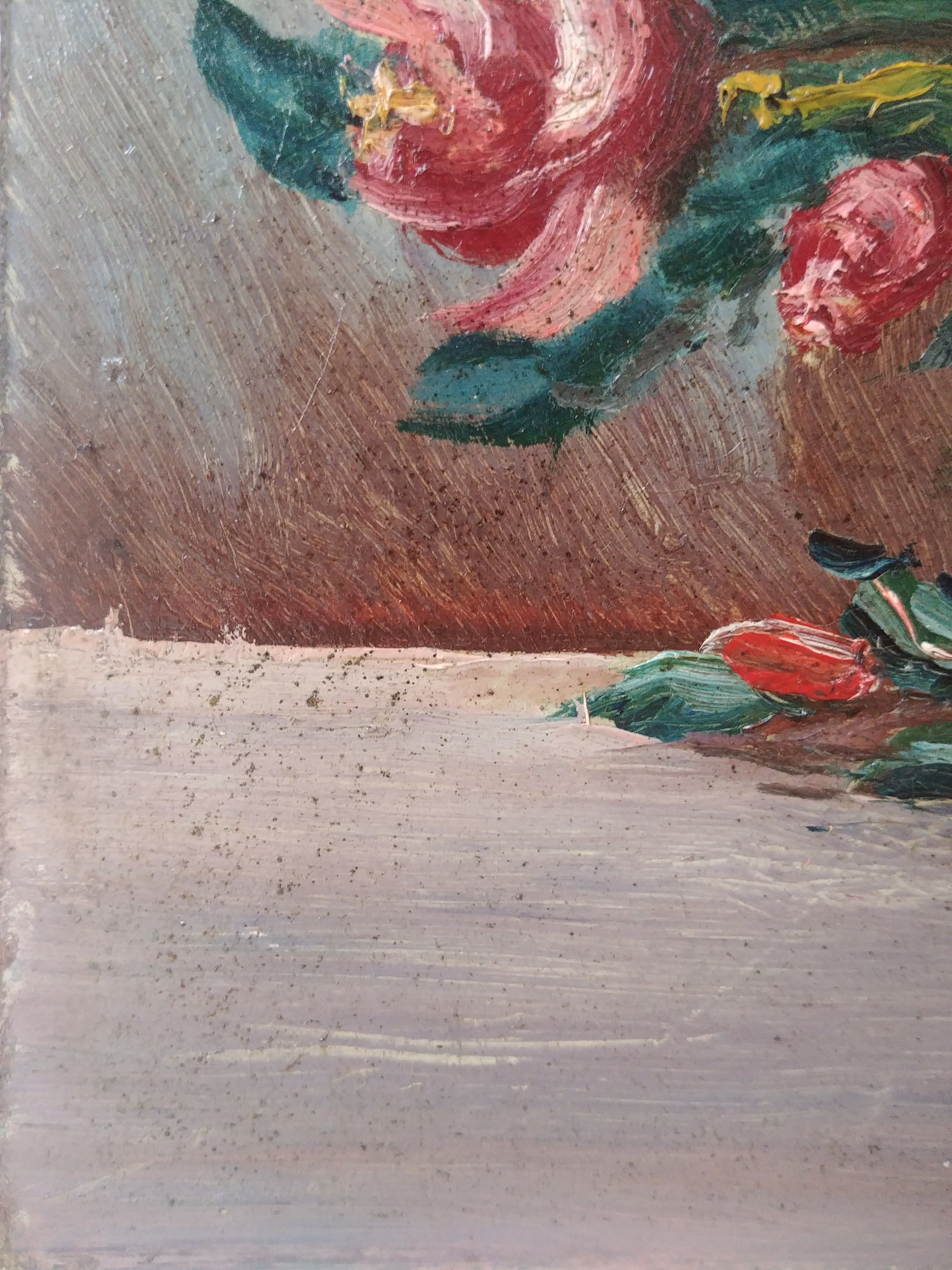 Painting flowers
