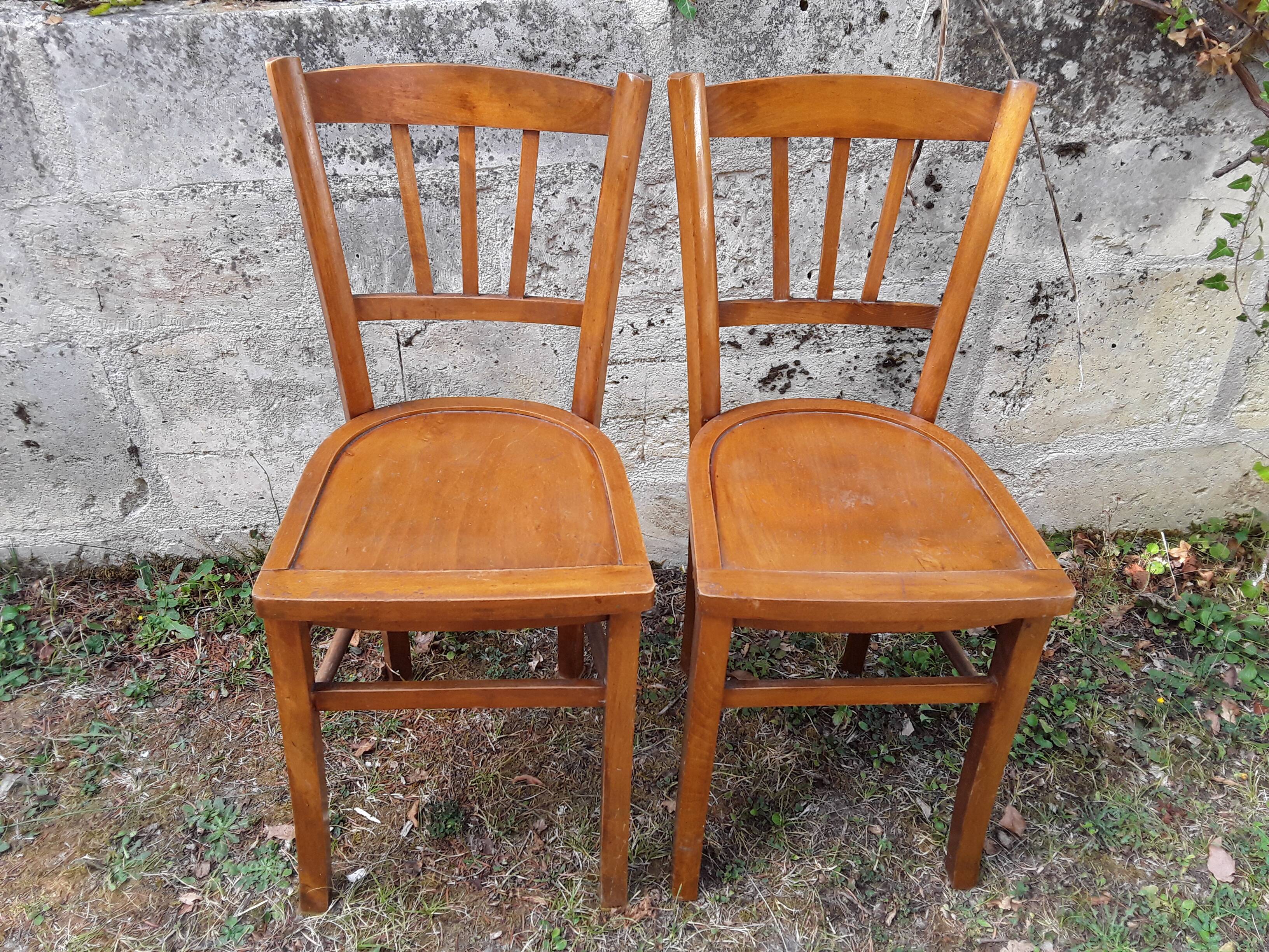 Pair of chairs bistro