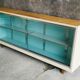 Showcase on feet forming enfilade - vintage furniture - 1960