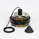 Mid-century brass pendant lamp / 1960s / Danish modern design / black