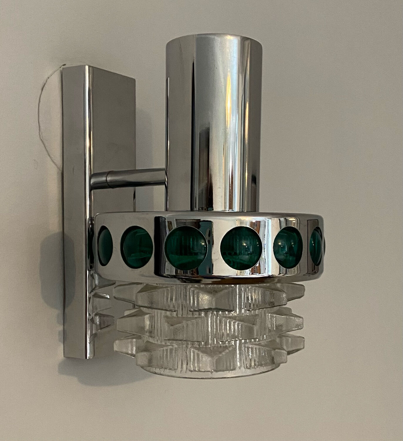 Paire appliques murales vintage Raak Selency