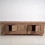 Antique carved TV cabinet (c.1850) #60