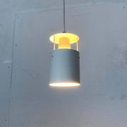 Fyrtønden pendant lamp, minimalist Danish modern mid-century by Asger Bay Christiansen for Lys, 1960s.