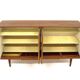 Scandinavian teak sideboard, Möbelfabriken Linden, Sweden, 1950