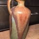 Sandstone vase of Pont-des-Vernes signed Maïténa