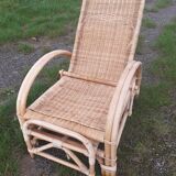 Wicker armchair