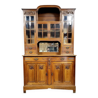 Art Nouveau oak sideboard circa 1900