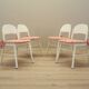 Set of four beech chairs, Italian design, 1970s, production: Italy