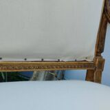 Banquette ancienne style louis xvi avec ses deux chaises