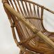 Fauteuil en rotin de Rohe Noordwolde, 1960, Pays-Bas
