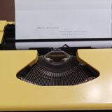 Olympia Typewriter Straw Yellow (Rare)
