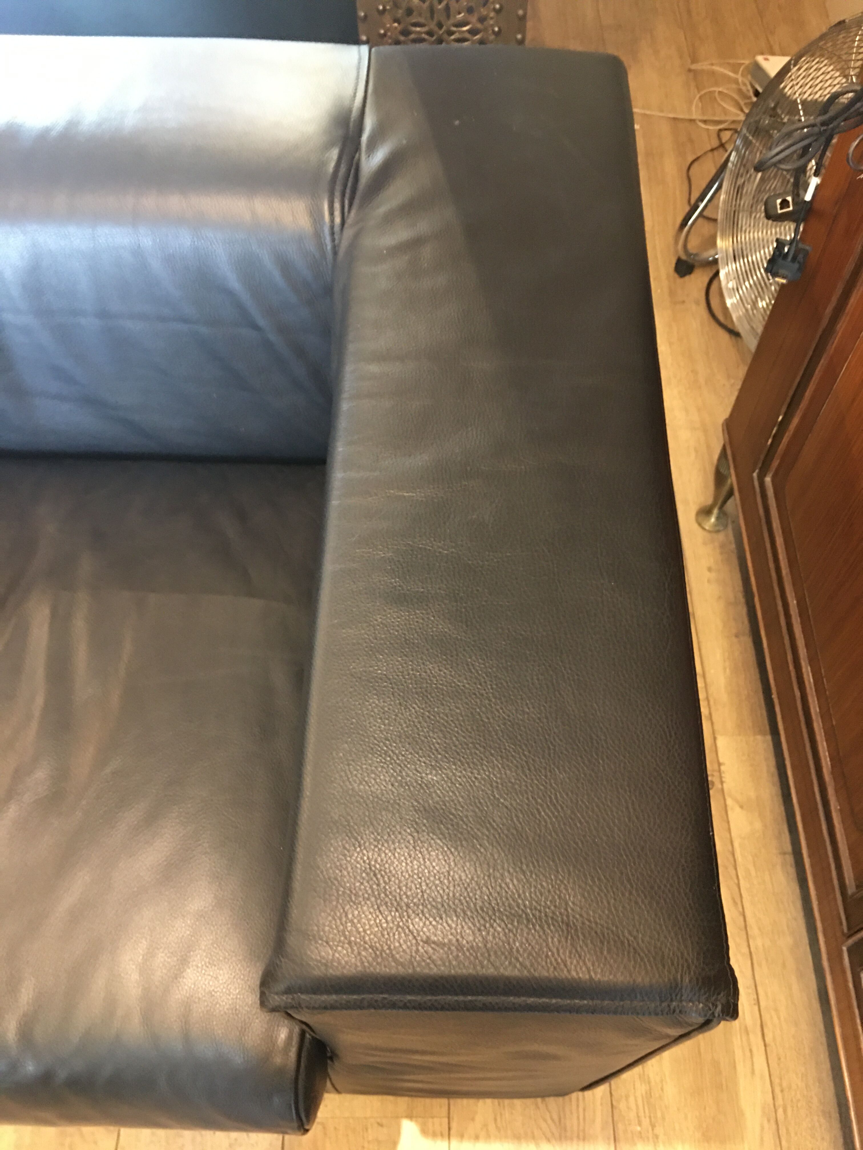 Cappellini leather sofa