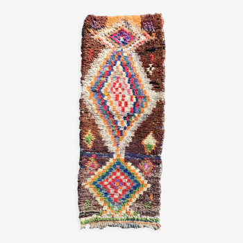 Berbere vintage butcher rug, 210x75 cm