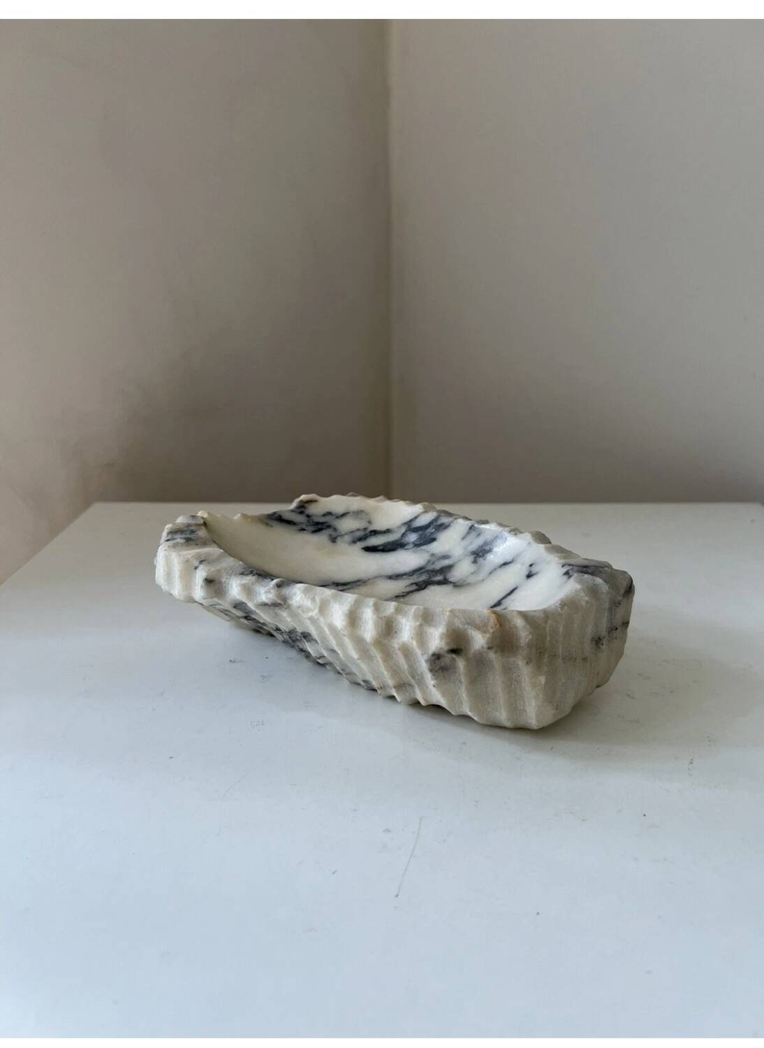 Cendrier, vide poche en pierre, Italie 1950