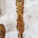 Door handle hardware and 2 French bronze furniture handles