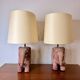 Pair of elephant lamps by Claude de Muzac (1934-2022) – Sculpted wood
