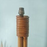 Rattan magazine lamp