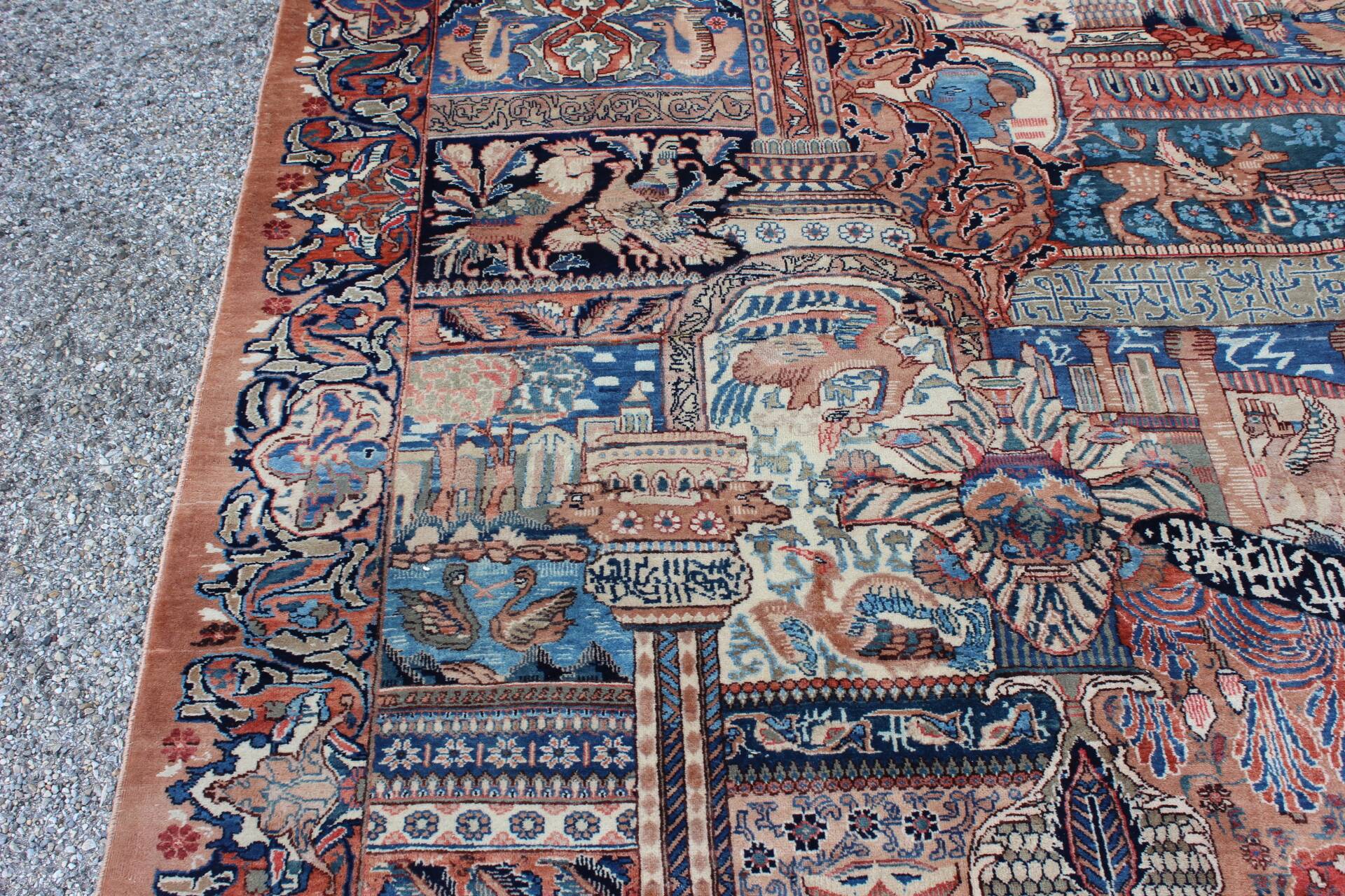 Large Kashmar wool rug, Persia circa 1950