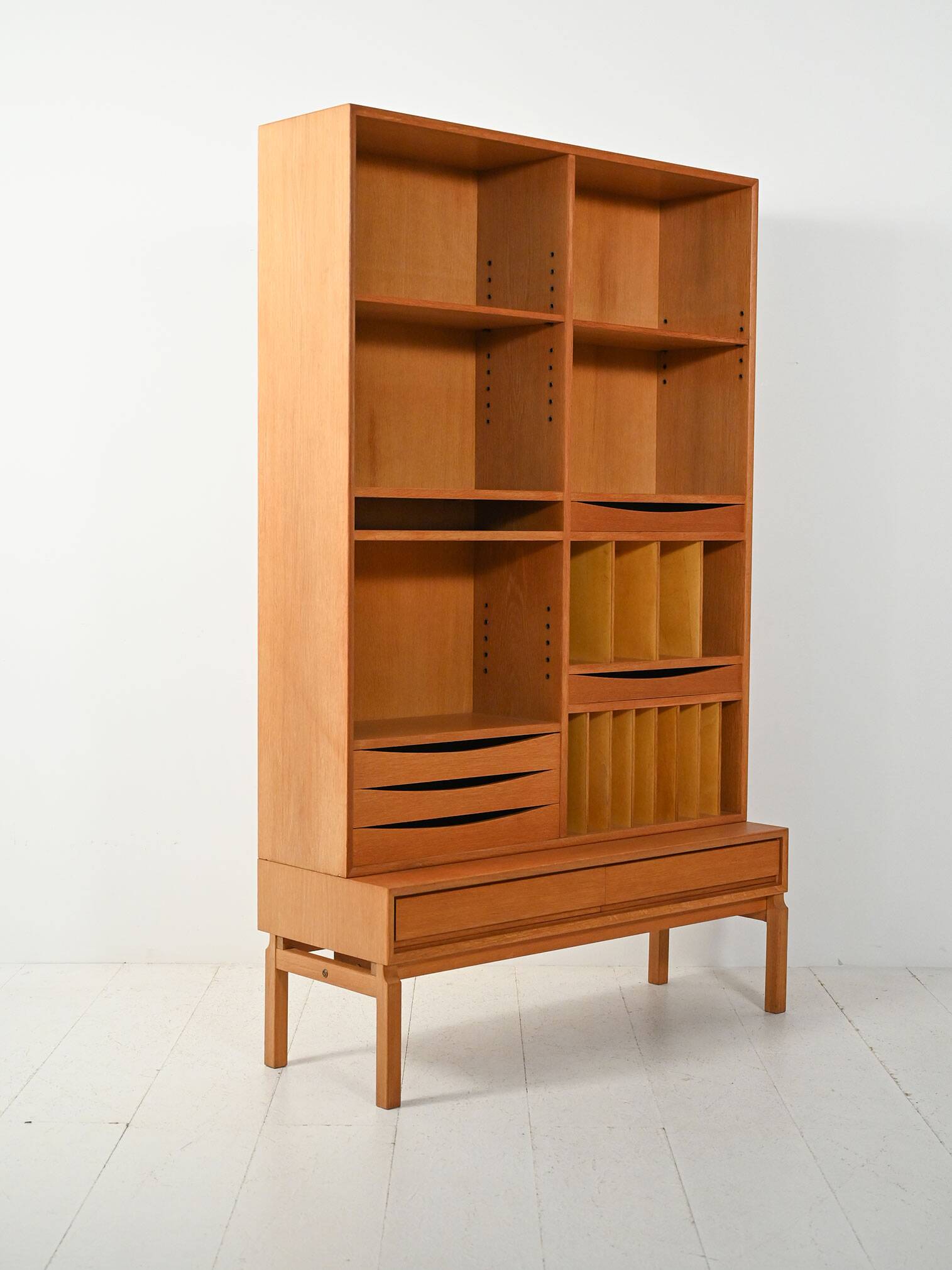 Oak bookcase by Marian Grabinski