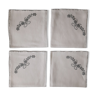 Set of 4 napkins