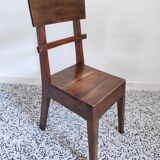 Pair of wooden chairs