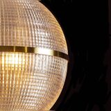 Holophane brass globe