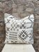 Handmade Berber wool cushion: Moroccan Kilim cushion (45x45cm)