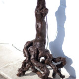 Floor lamp, floor lamp, vine vine and lampshade, large living room lamp, chalet, countryside