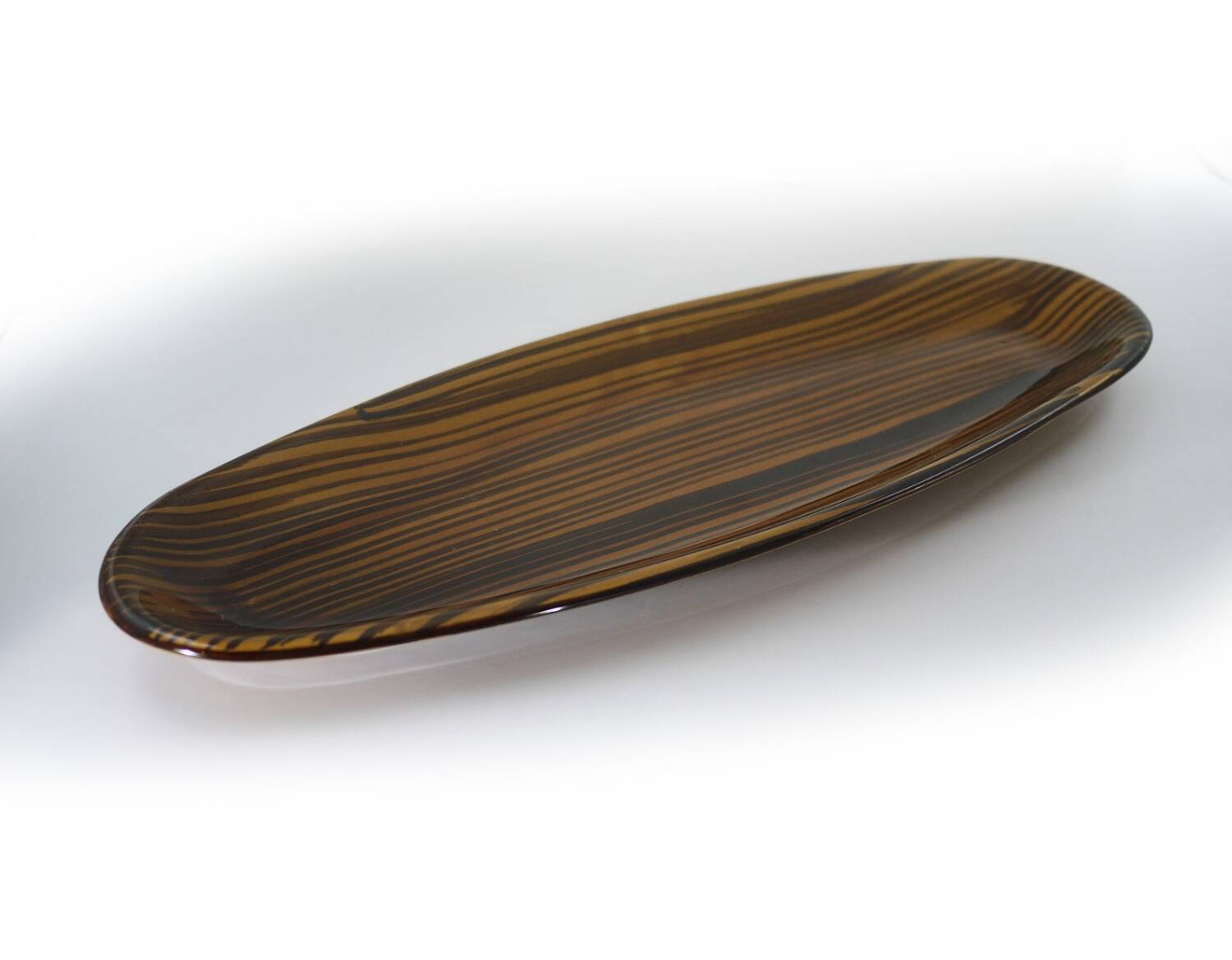 Grand plat vintage en céramique Domino Design by Sarreguemines