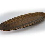 Grand plat vintage en céramique Domino Design by Sarreguemines