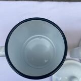 White enamelled coffee maker