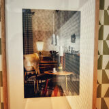 Finnish design interior framed photo in color