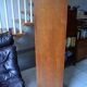 1950s curtain cabinet oak storage unit