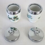 2 Royal Worcester English porcelain egg cups