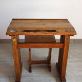 Architect's table and stool by Féret, France, 1890