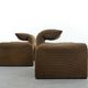 Pair of Maralunga Lounge Chairs by Vico Magistretti for Cassina, Italy