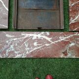 Fireplace in red marble from Languedoc