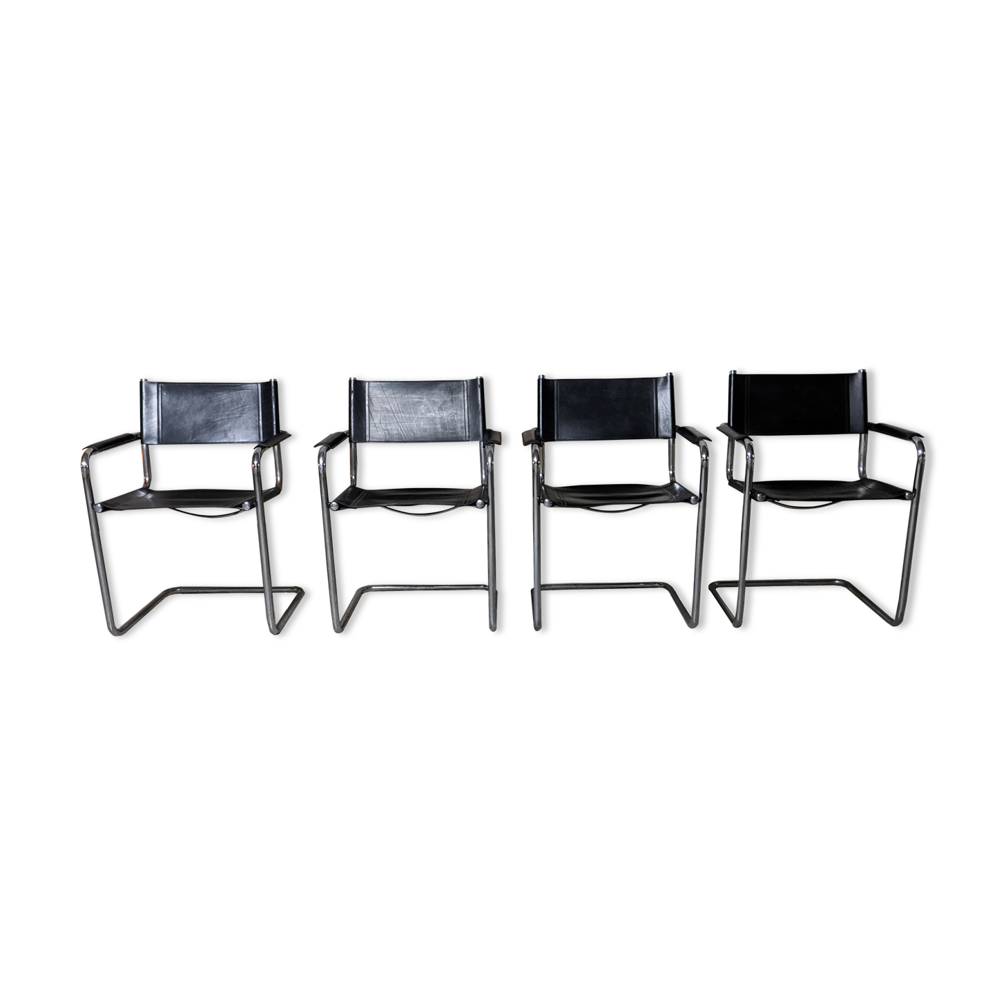 4 cantilever chairs edition Matteo Grassi