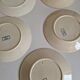 5 assiettes plates Sarreguemines modèle Royat