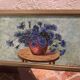 Oil painting "Vase with blueberries"