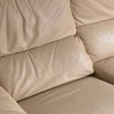 Leather corner sofa, classic leather sofa