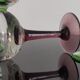 6 anciens verres à liqueur en cristal sur pieds de couleurs  des années 20/30