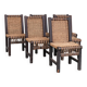 Set of Six Art Deco French Dining Chairs attr. to Francis Jourdain