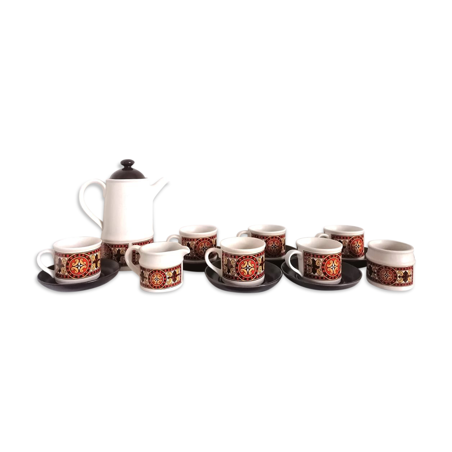 Chocolate service Sadler England 1970