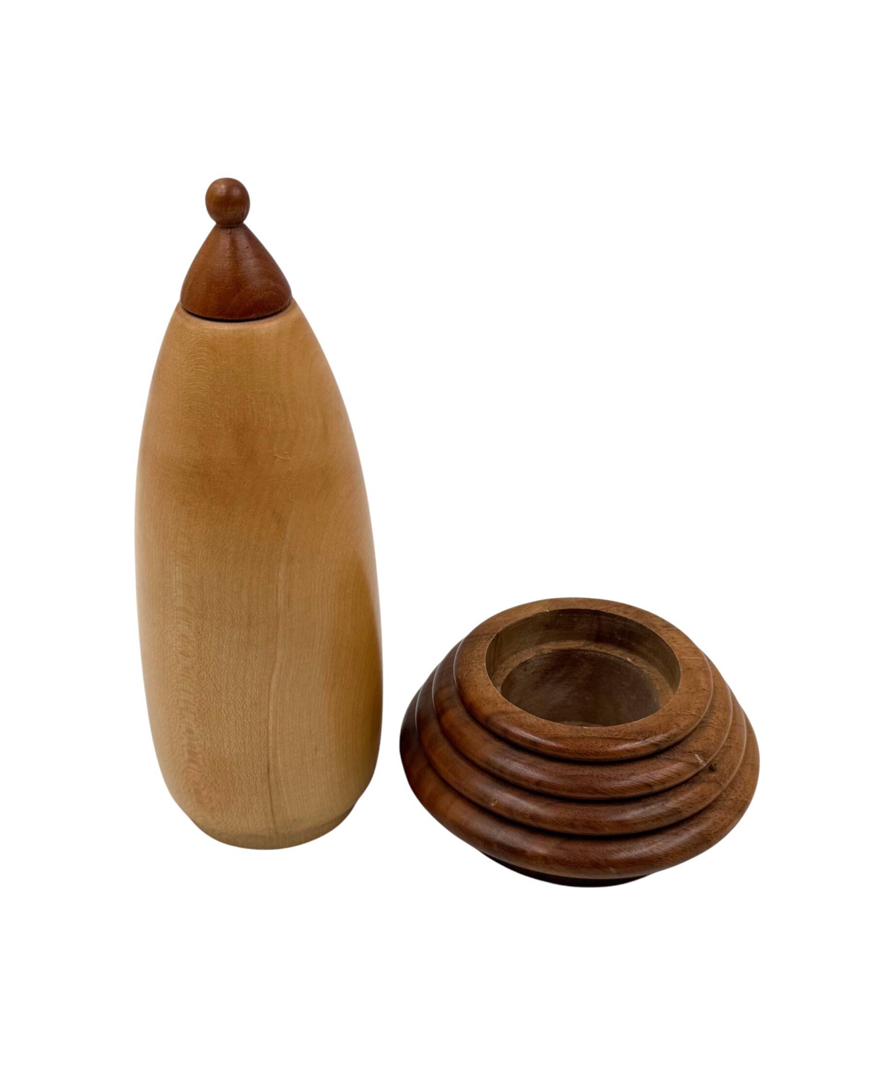 Ugo La Pietra, Lim. ed. Wood Decorative Box, Evoca by Morelato Italy 1990