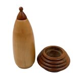 Ugo La Pietra, Lim. ed. Wood Decorative Box, Evoca by Morelato Italy 1990