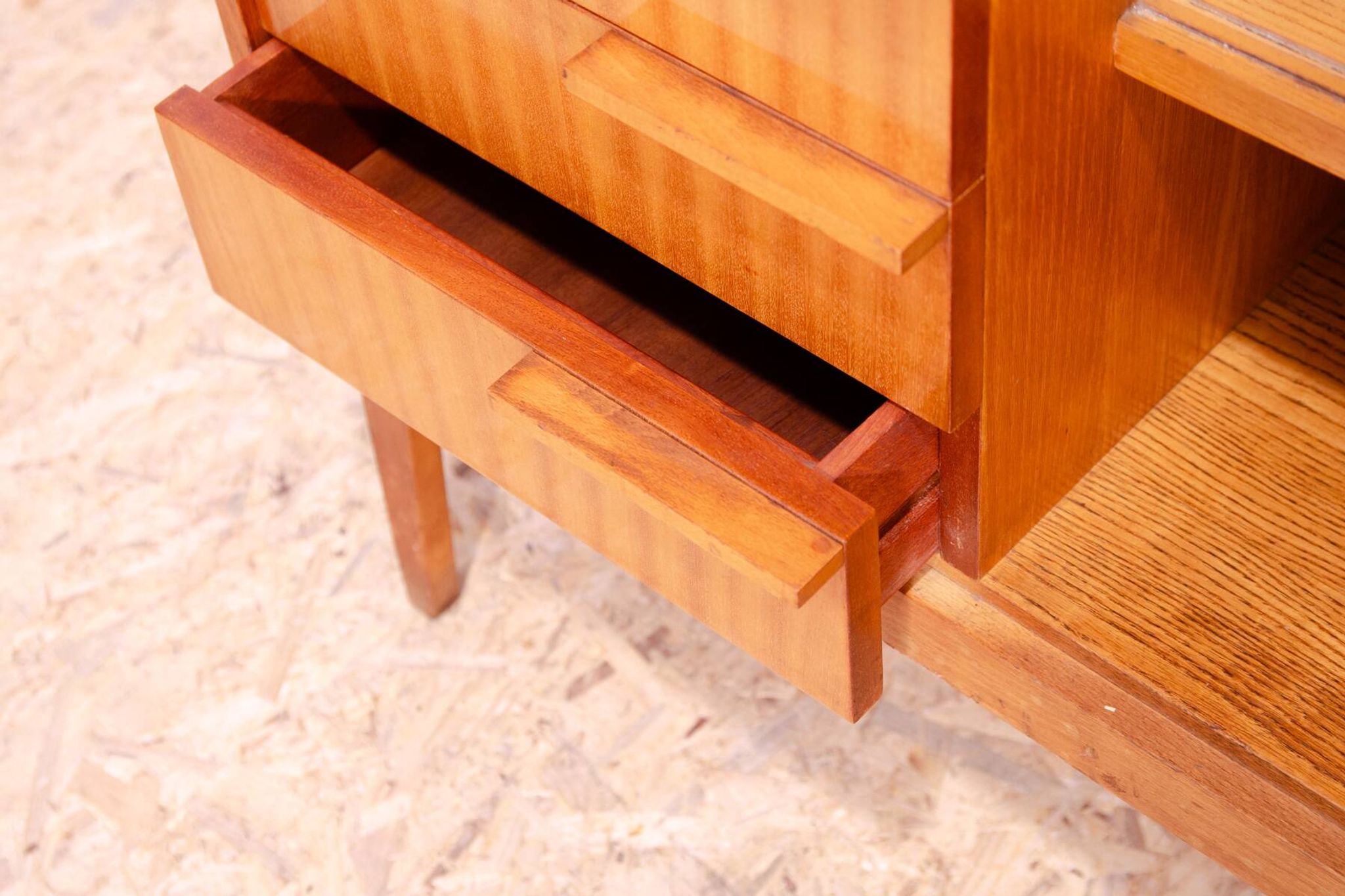 Midcentury glazed bookcase by František Mezulánik for UP Závody, 1960s